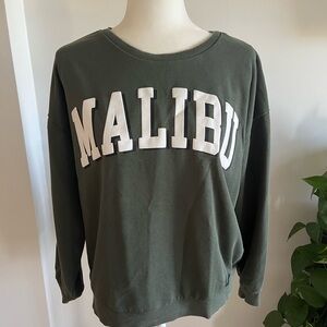 Francesca's Collections Dark Green 'Malibu' Sweater